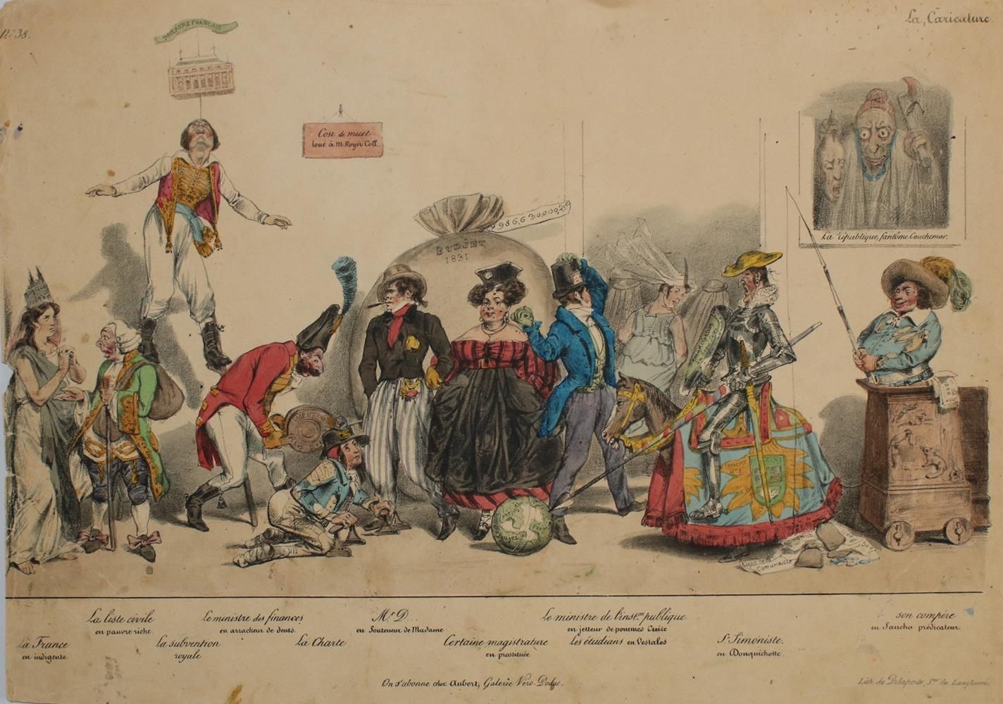 Große Abbildung Nr.1: 137-3449 Grandville, Jean Jacques (d.i. Jean Ignace Isidor Gerard): (Künstlergraphik)