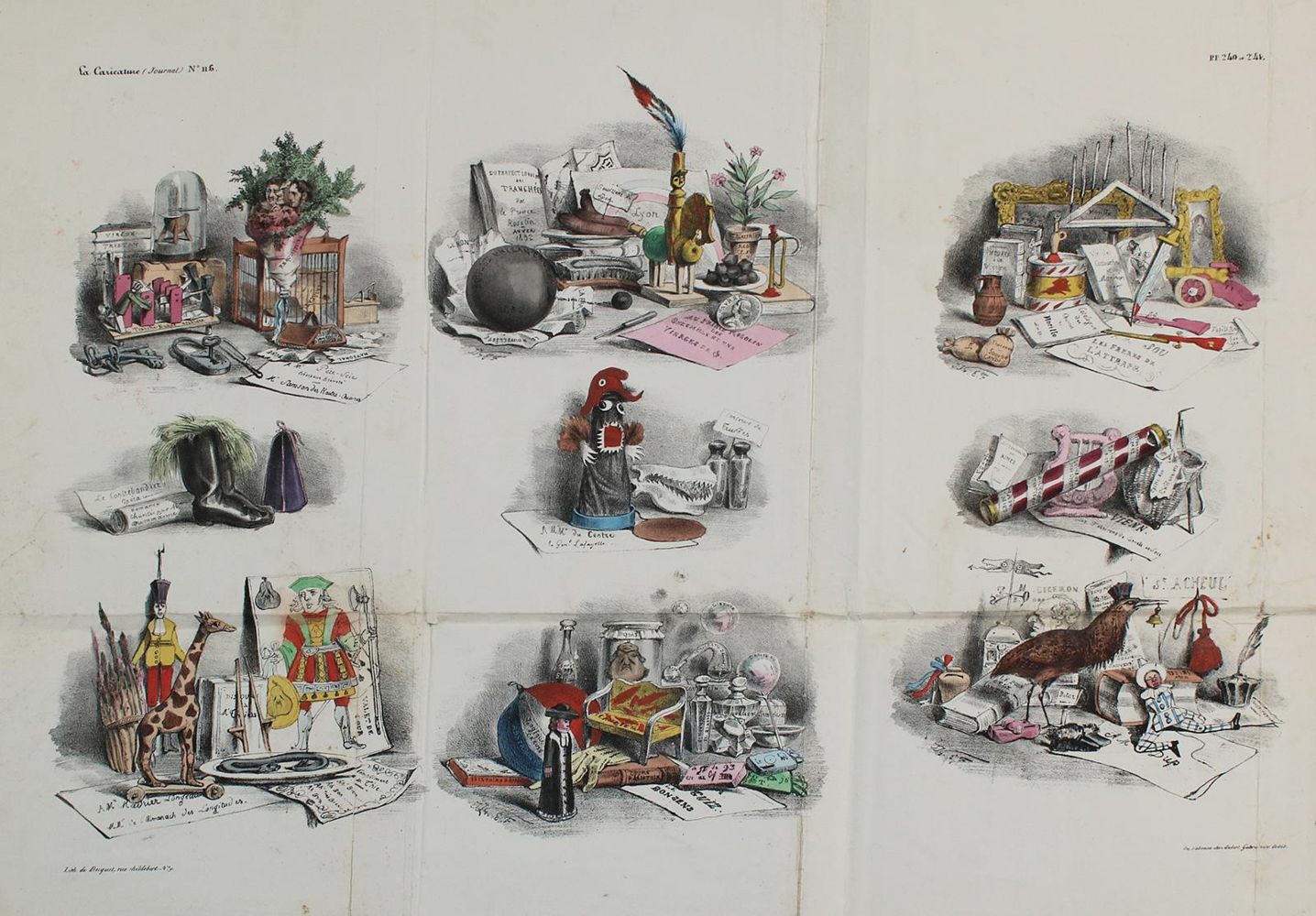 Große Abbildung Nr.1: 137-3451 Grandville, Jean Jacques (d.i. Jean Ignace Isidor Gerard): (Künstlergraphik)