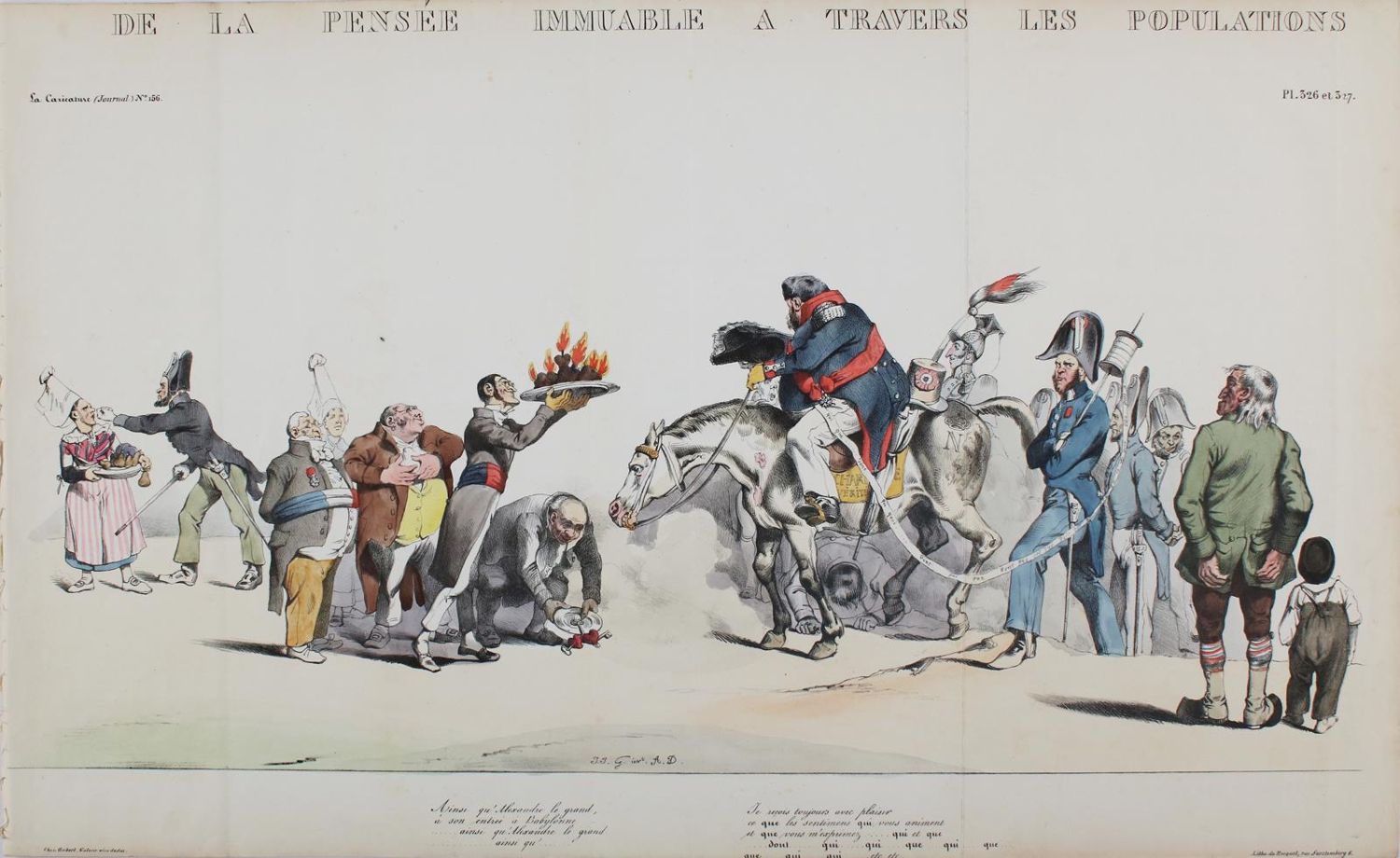 Große Abbildung Nr.1: 137-3455 Grandville, Jean Jacques (d.i. Jean Ignace Isidor Gerard): (Künstlergraphik)