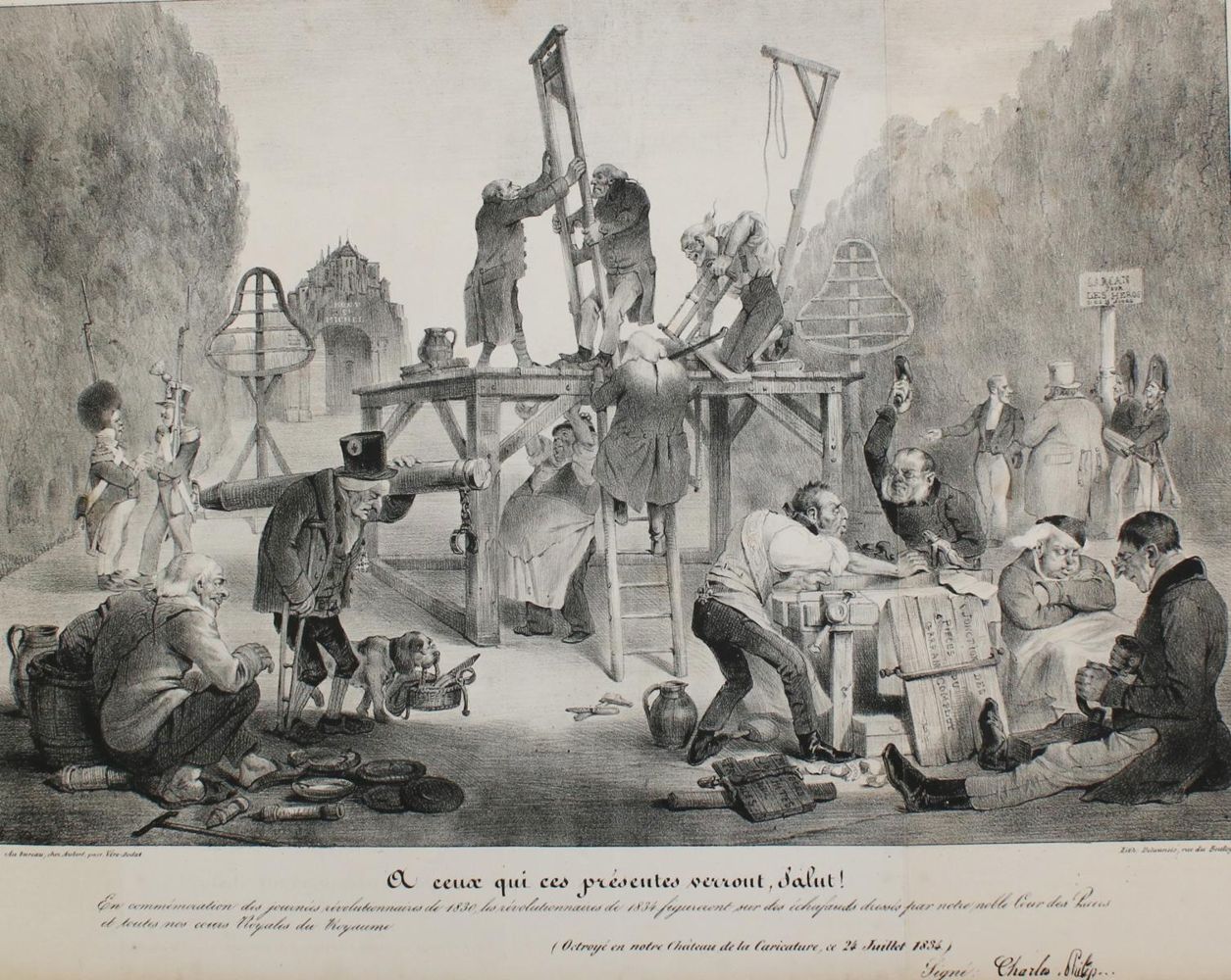 Große Abbildung Nr.1: 137-3457 Grandville, Jean Jacques (d.i. Jean Ignace Isidor Gerard): (Künstlergraphik)