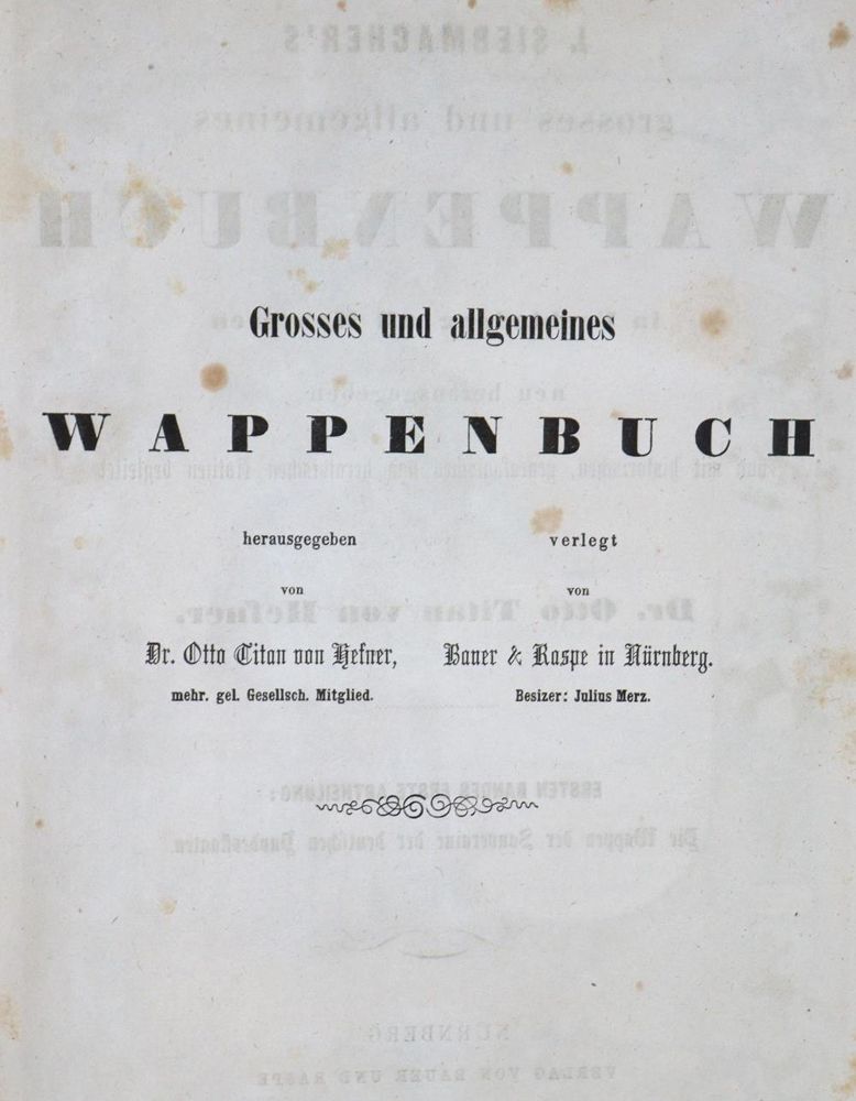Große Abbildung Nr.2: 137-347 Siebmacher,J.: (Genealogie und Heraldik, Österreich)