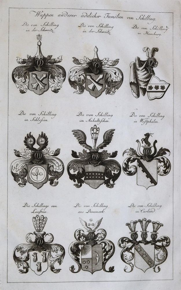 Große Abbildung Nr.1: 137-349 Schilling von Cannstadt,C.F.: (Genealogie und Heraldik)