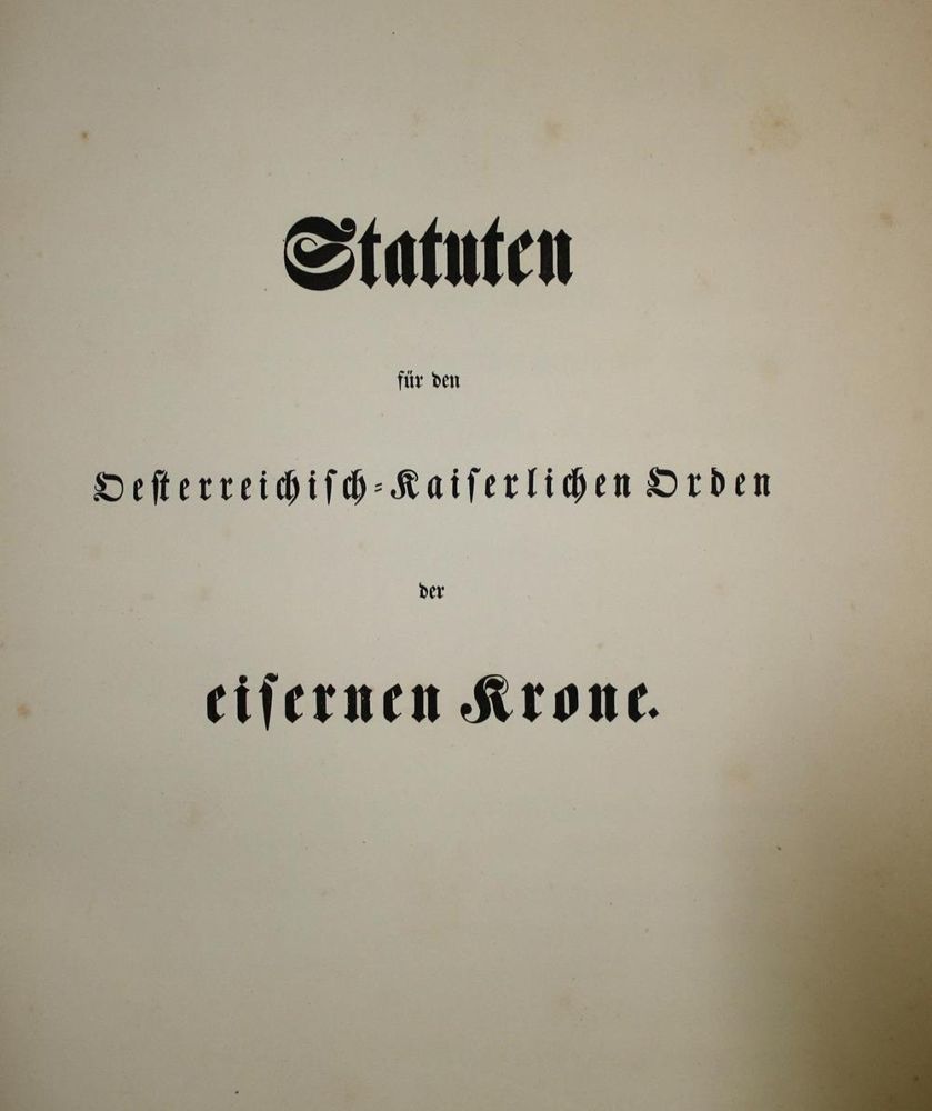 Große Abbildung Nr.2: 137-350 Statuten: (Genealogie und Heraldik)