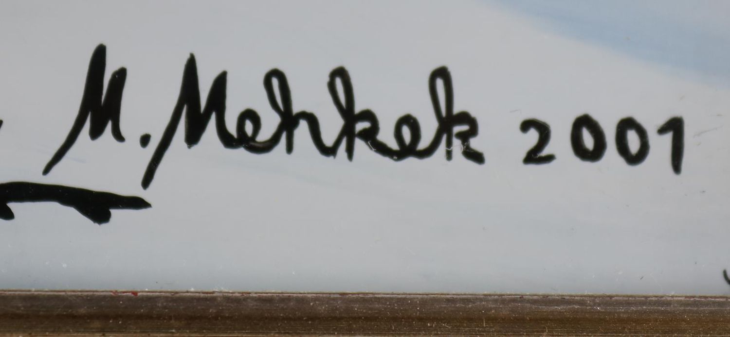 Große Abbildung Nr.4: 137-3510 Mehkek, Martin: (Künstlergraphik, Hinterglasmalerei)