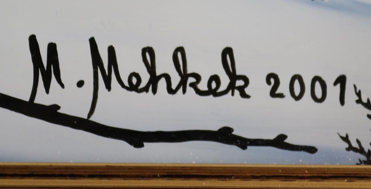 Große Abbildung Nr.3: 137-3511 Mehkek, Martin: (Künstlergraphik, Hinterglasmalerei)