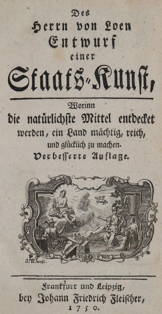 Große Abbildung Nr.1: 137-353 Loen,(J.M.)v.: (Politik und Staatswissenschaften)