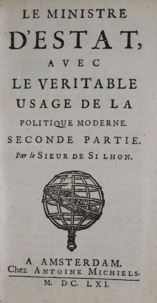 Große Abbildung Nr.1: 137-355 Silhon,(J.)de.: (Politik und Staatswissenschaften)