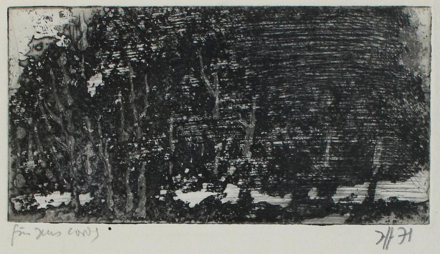 Große Abbildung Nr.1: 137-3554 Janssen, Horst: (Künstlergraphik)
