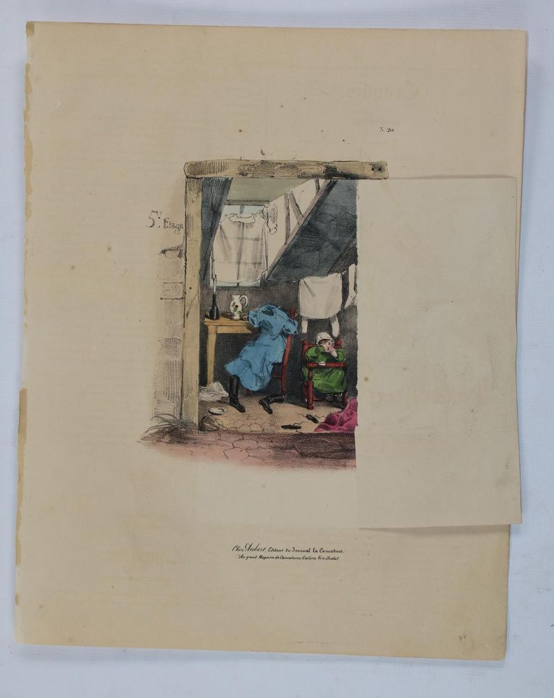 Große Abbildung Nr.2: 137-3584 Alophe, Alexandre Menut: (Künstlergraphik, Karikatur)
