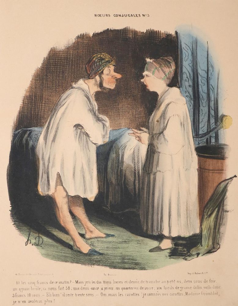 Große Abbildung Nr.2: 137-3587 Daumier, Honoré: (Künstlergraphik, Karikatur)