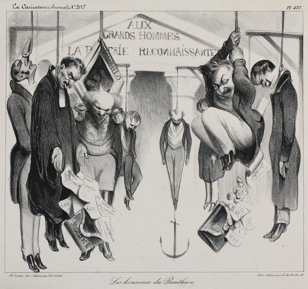 Große Abbildung Nr.1: 137-3588 Daumier, Honoré: (Künstlergraphik, Karikatur)