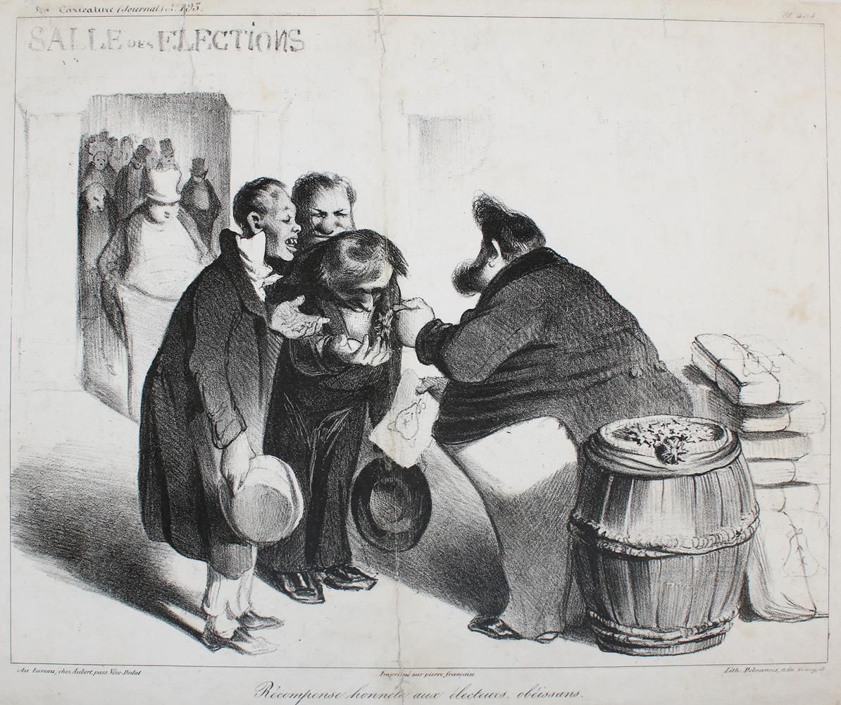 Große Abbildung Nr.1: 137-3589 Daumier, Honoré: (Künstlergraphik, Karikatur)