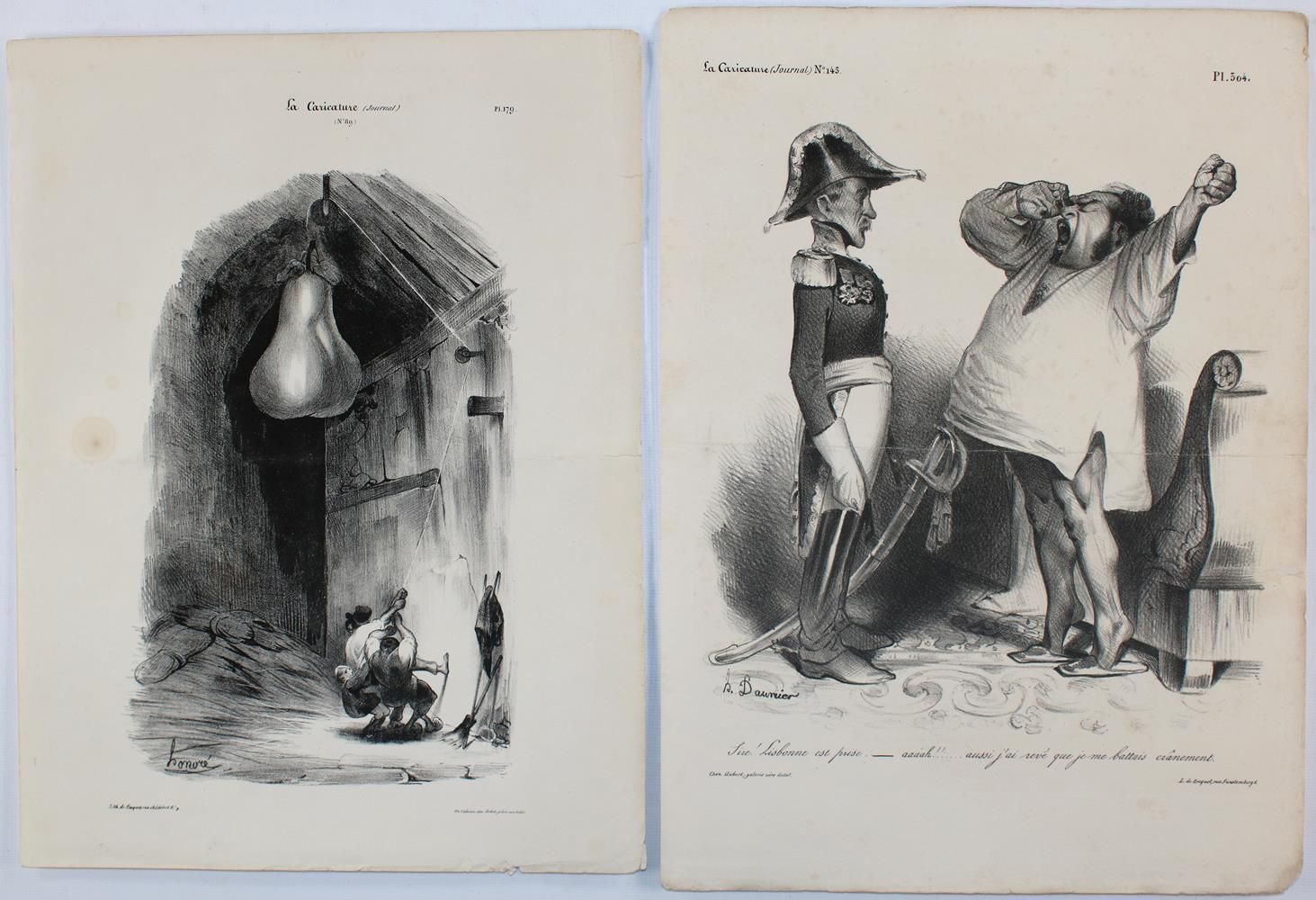 Große Abbildung Nr.2: 137-3589 Daumier, Honoré: (Künstlergraphik, Karikatur)
