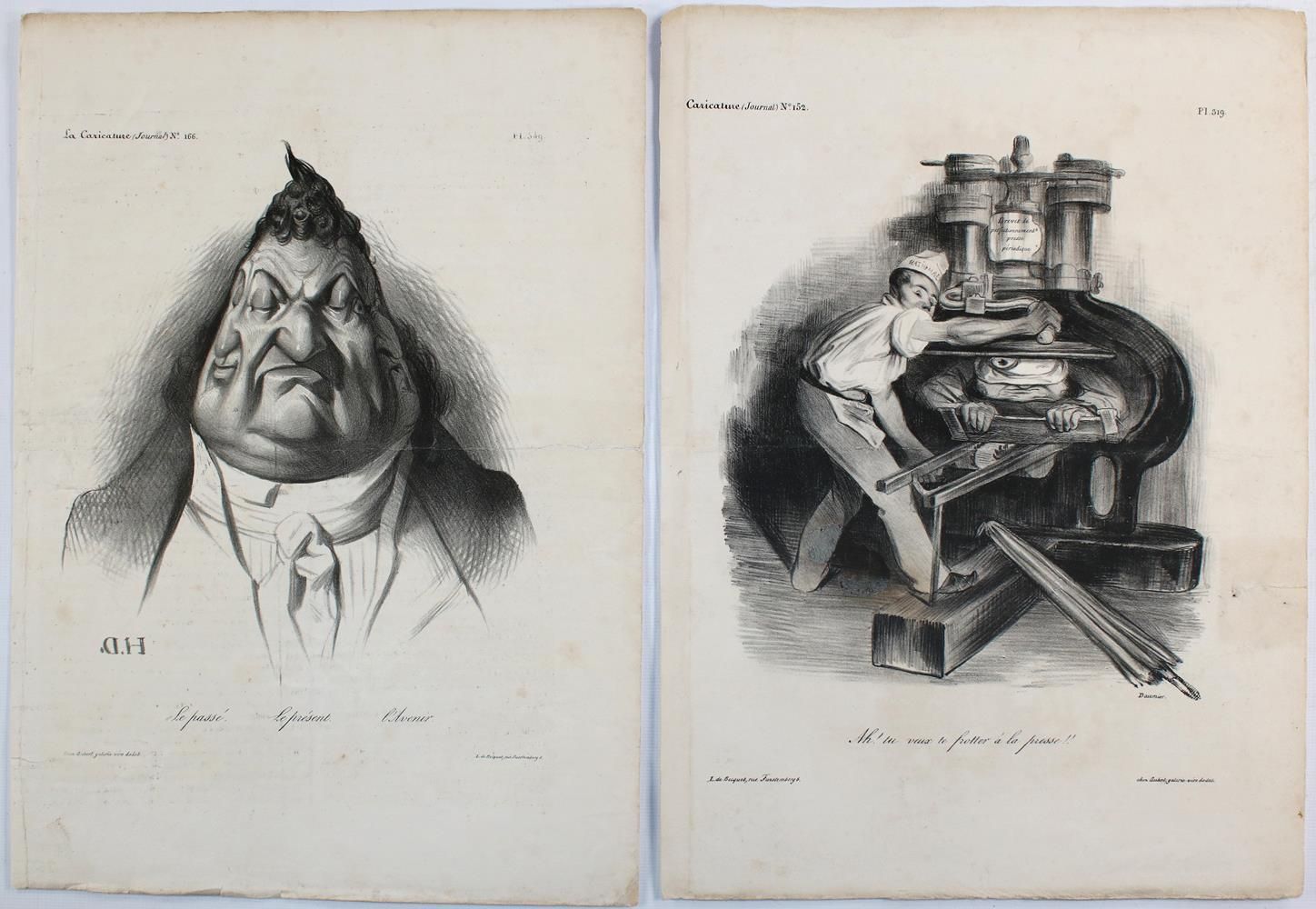 Große Abbildung Nr.3: 137-3589 Daumier, Honoré: (Künstlergraphik, Karikatur)