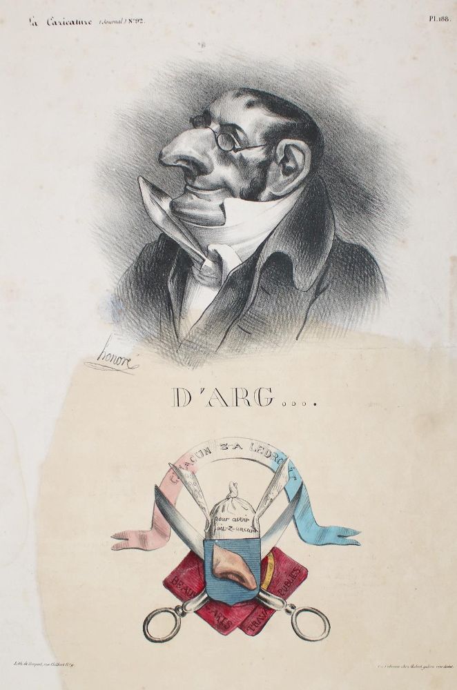 Große Abbildung Nr.1: 137-3590 Daumier, Honoré: (Künstlergraphik, Karikatur)