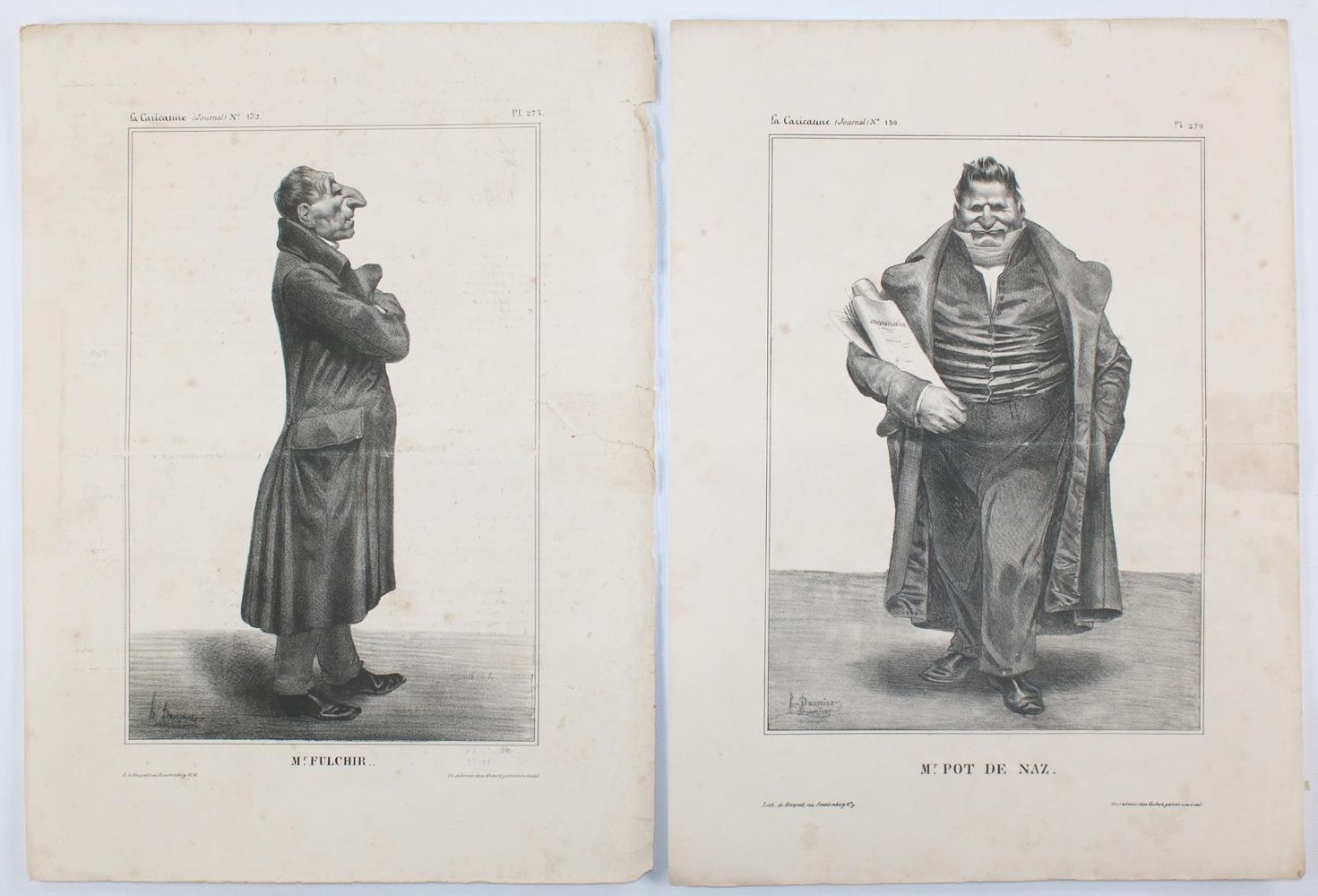 Große Abbildung Nr.2: 137-3590 Daumier, Honoré: (Künstlergraphik, Karikatur)