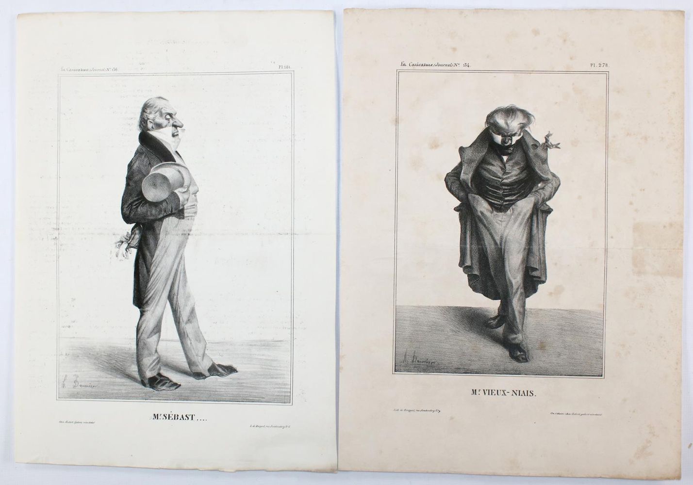 Große Abbildung Nr.3: 137-3590 Daumier, Honoré: (Künstlergraphik, Karikatur)