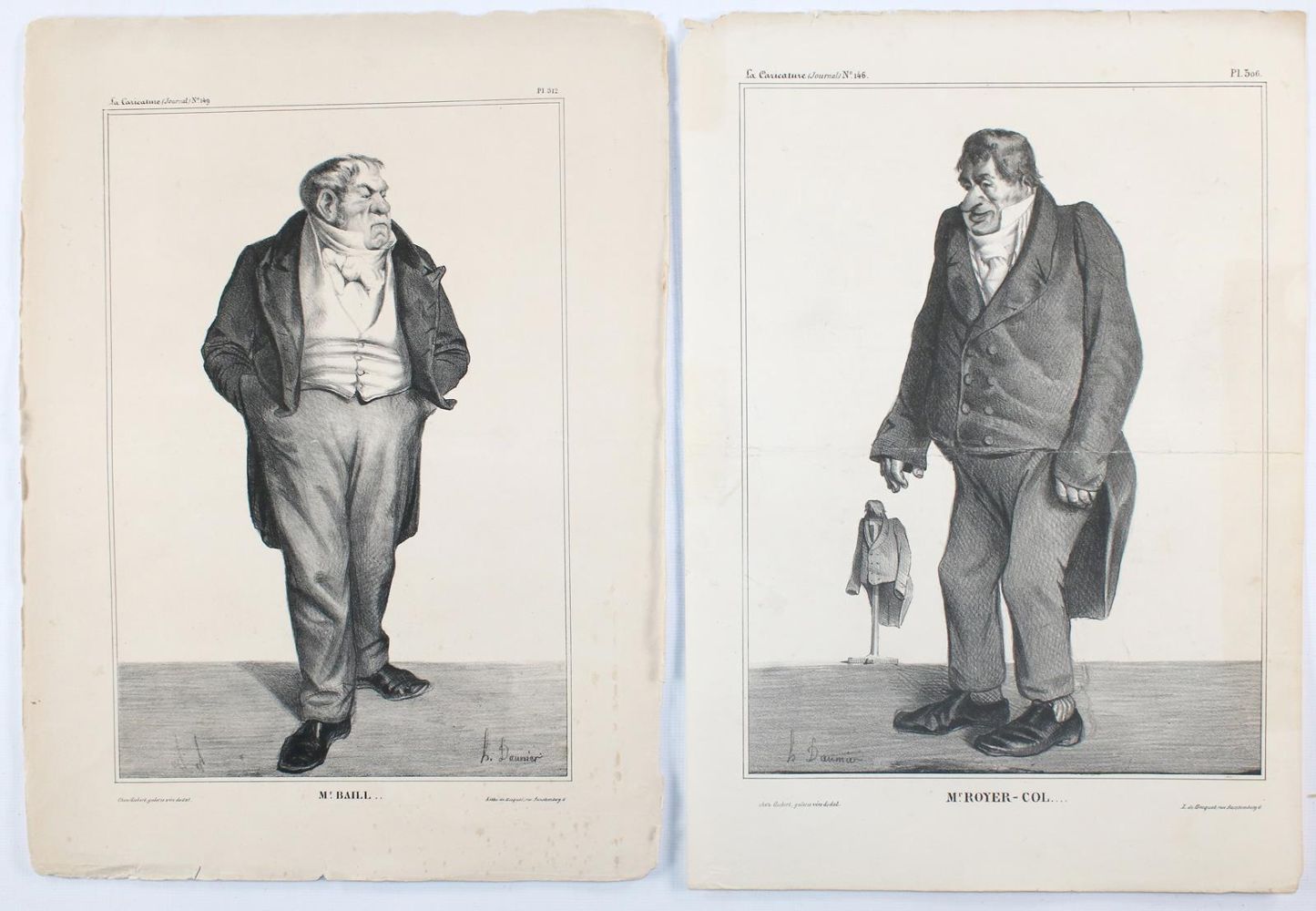 Große Abbildung Nr.5: 137-3590 Daumier, Honoré: (Künstlergraphik, Karikatur)