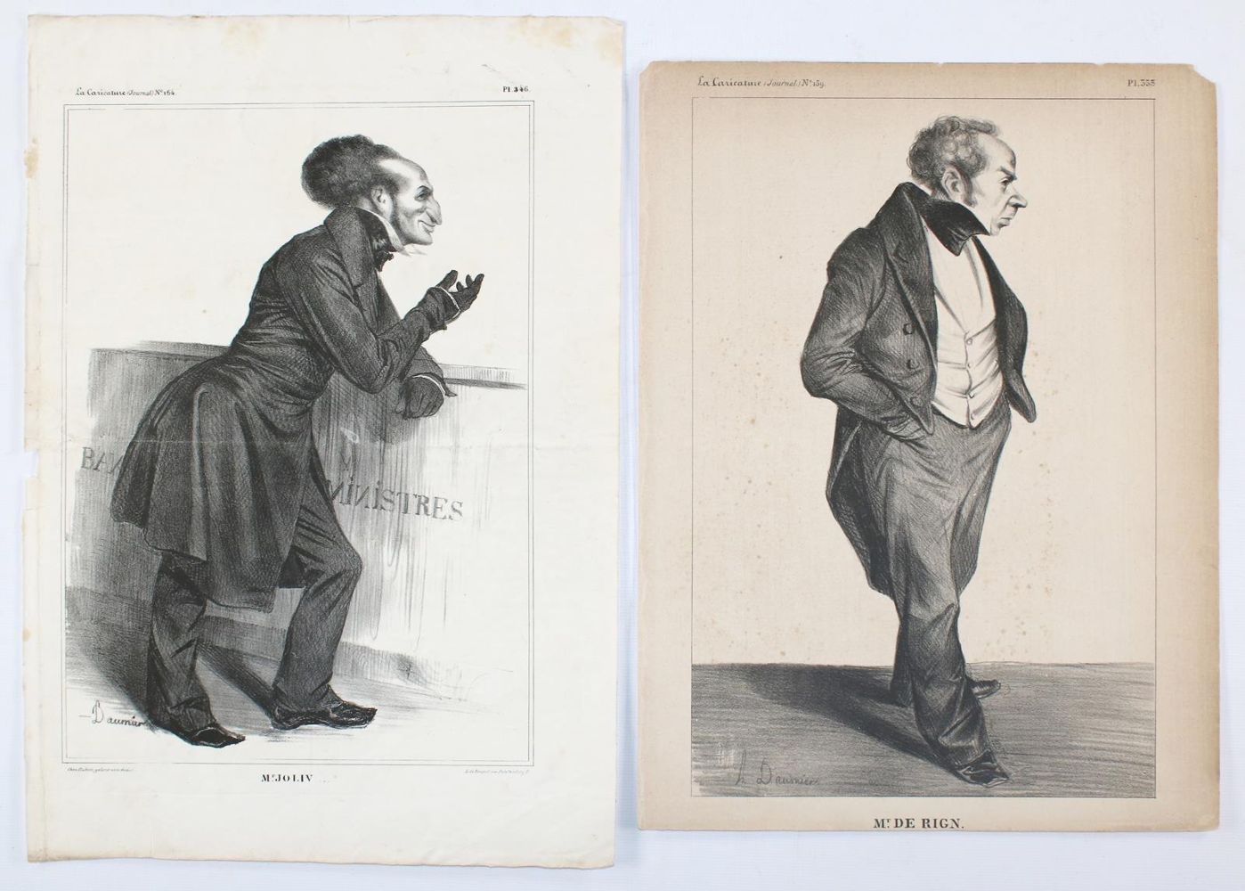 Große Abbildung Nr.6: 137-3590 Daumier, Honoré: (Künstlergraphik, Karikatur)