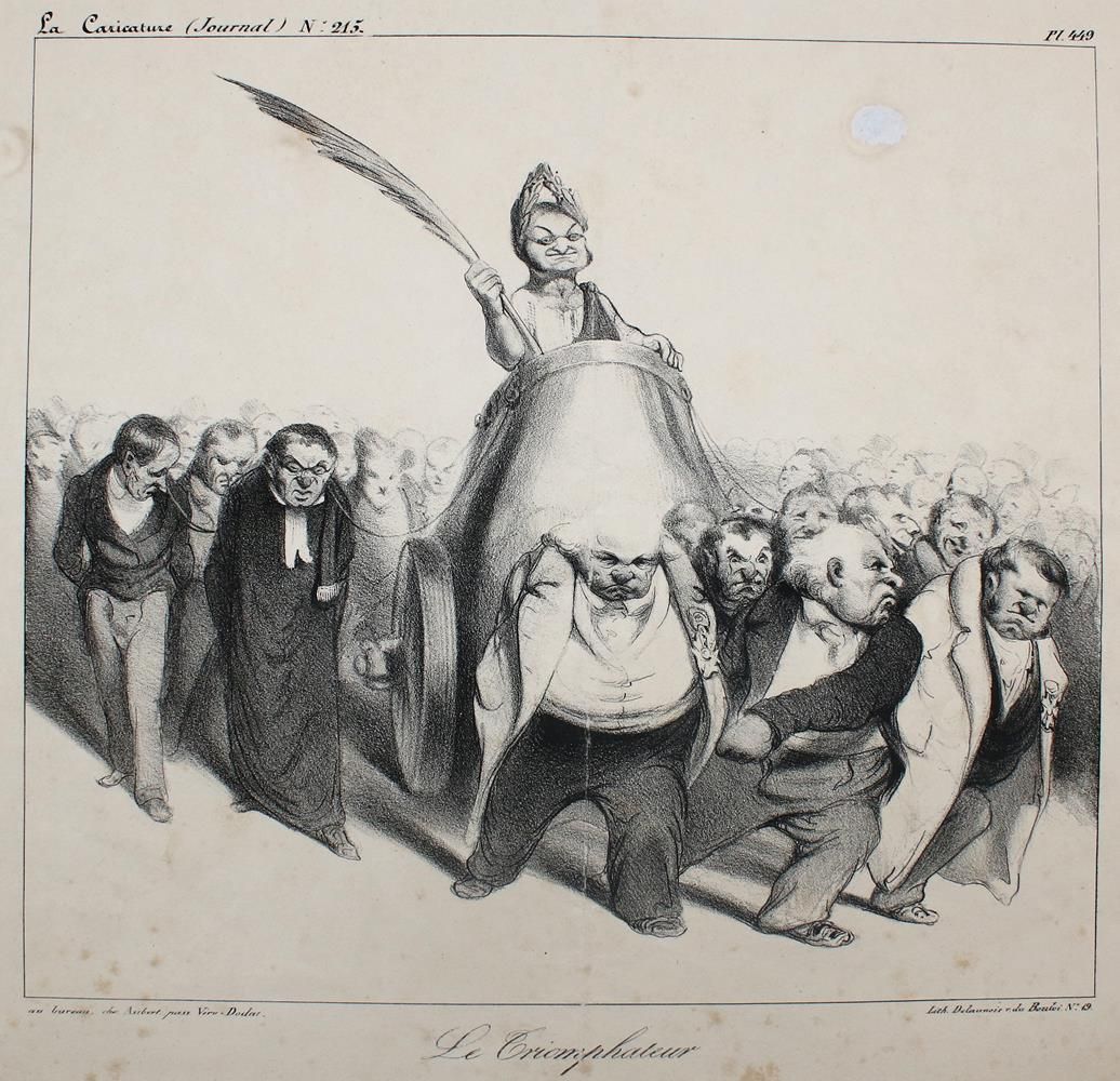 Große Abbildung Nr.1: 137-3591 Daumier, Honoré: (Künstlergraphik, Karikatur)
