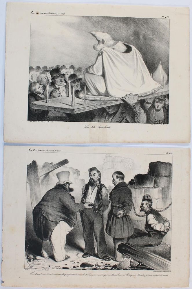 Große Abbildung Nr.3: 137-3591 Daumier, Honoré: (Künstlergraphik, Karikatur)