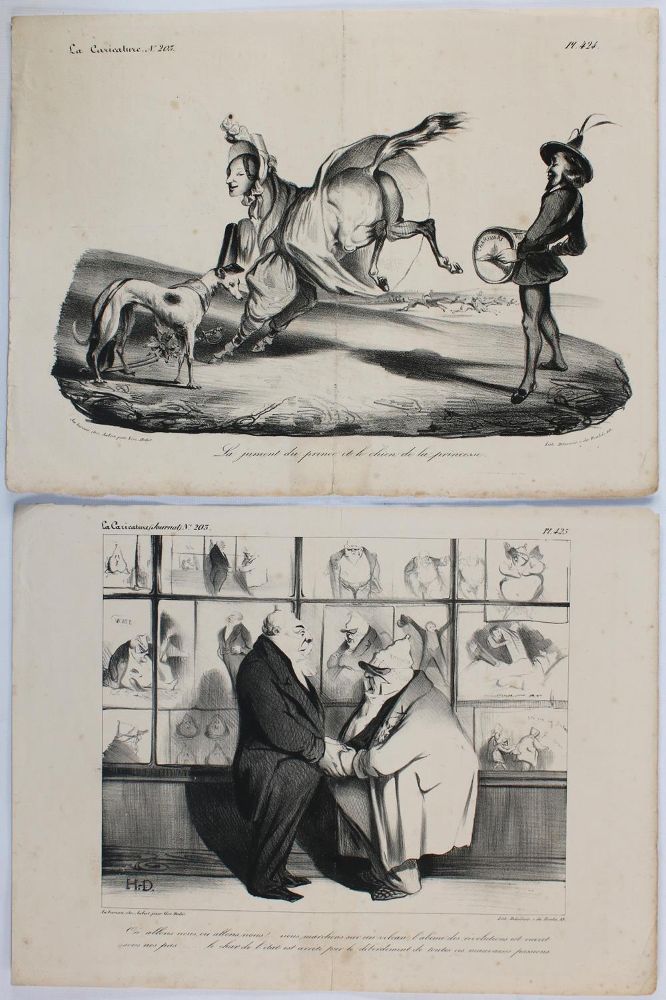 Große Abbildung Nr.4: 137-3591 Daumier, Honoré: (Künstlergraphik, Karikatur)