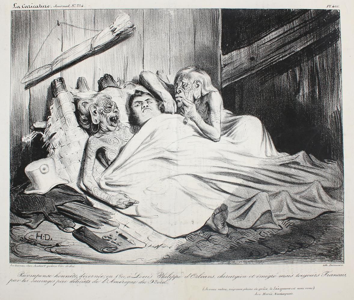 Große Abbildung Nr.1: 137-3592 Daumier, Honoré: (Künstlergraphik, Karikatur)
