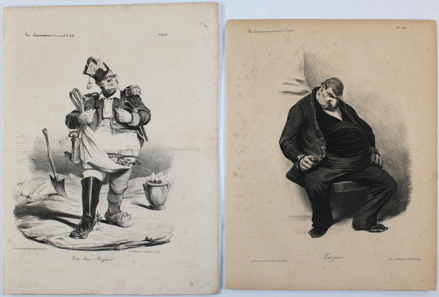 Große Abbildung Nr.2: 137-3592 Daumier, Honoré: (Künstlergraphik, Karikatur)