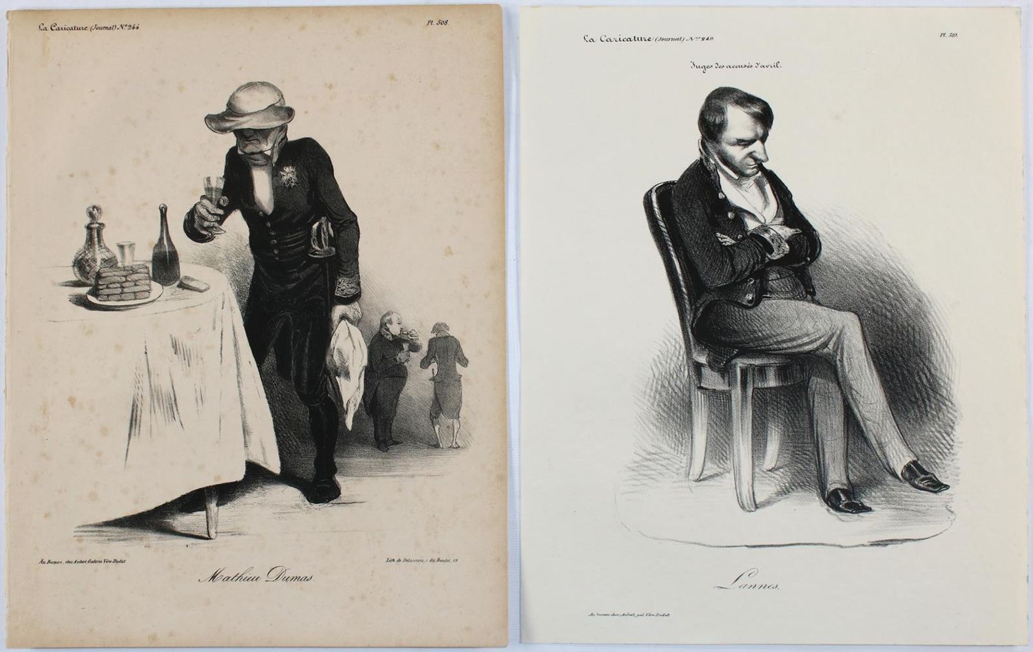 Große Abbildung Nr.3: 137-3592 Daumier, Honoré: (Künstlergraphik, Karikatur)