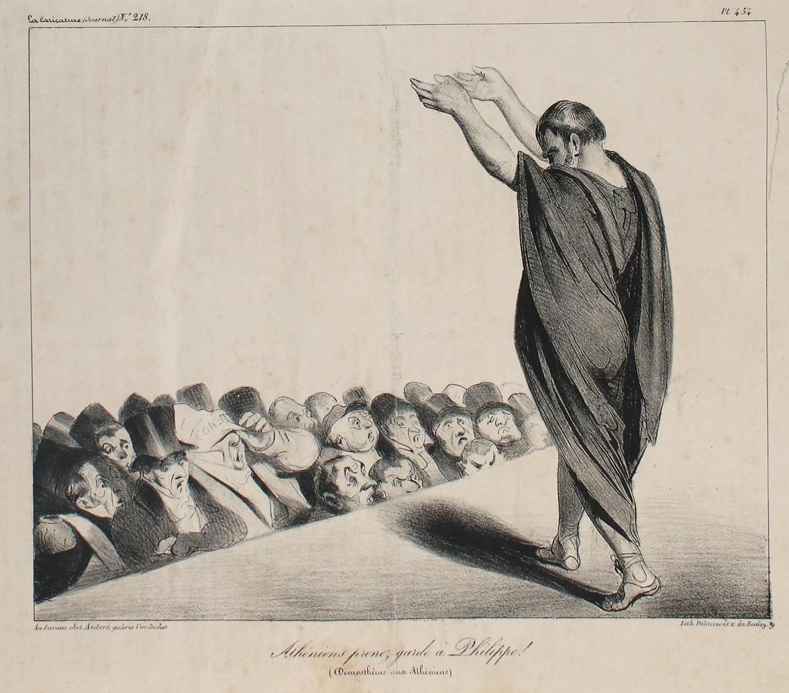 Große Abbildung Nr.4: 137-3593 Daumier, Honoré: (Künstlergraphik, Karikatur)