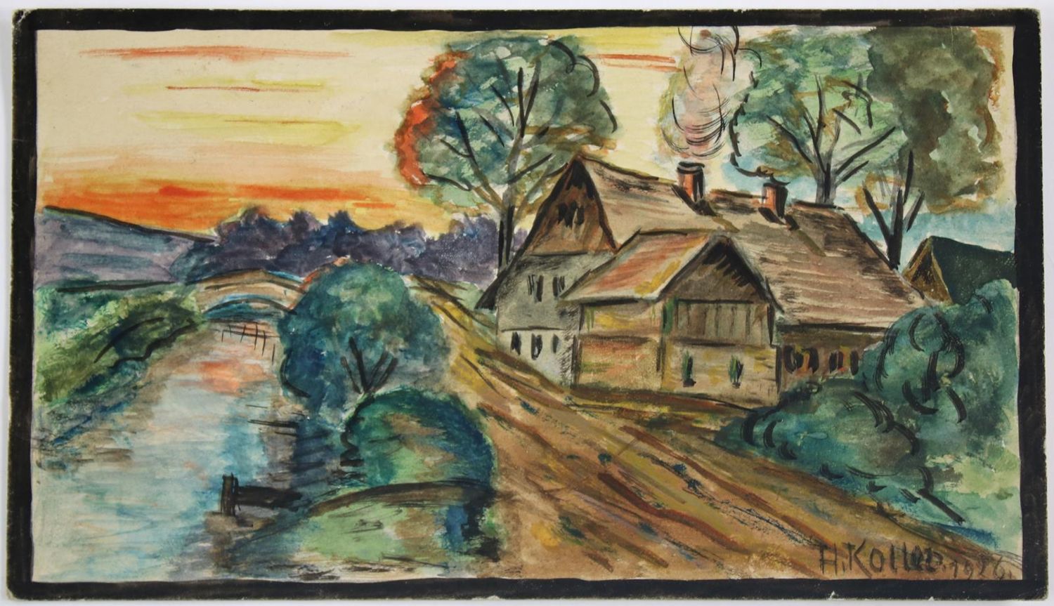 Große Abbildung Nr.1: 137-3627 Koller, Hermann: (Künstlergraphik)