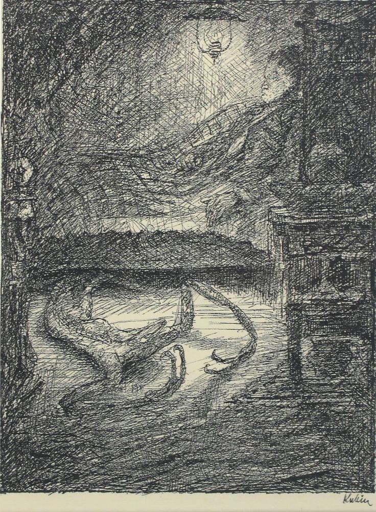 Große Abbildung Nr.3: 137-3687 Kubin, Alfred: (Künstlergraphik)