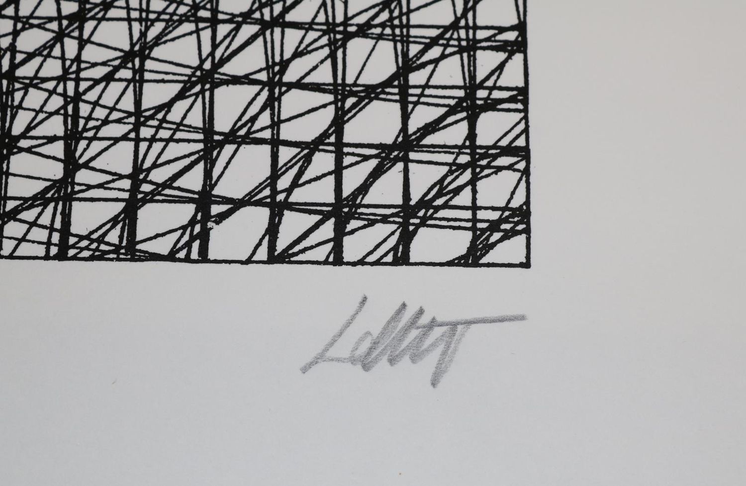 Große Abbildung Nr.2: 137-3718 LeWitt, Sol: (Künstlergraphik)