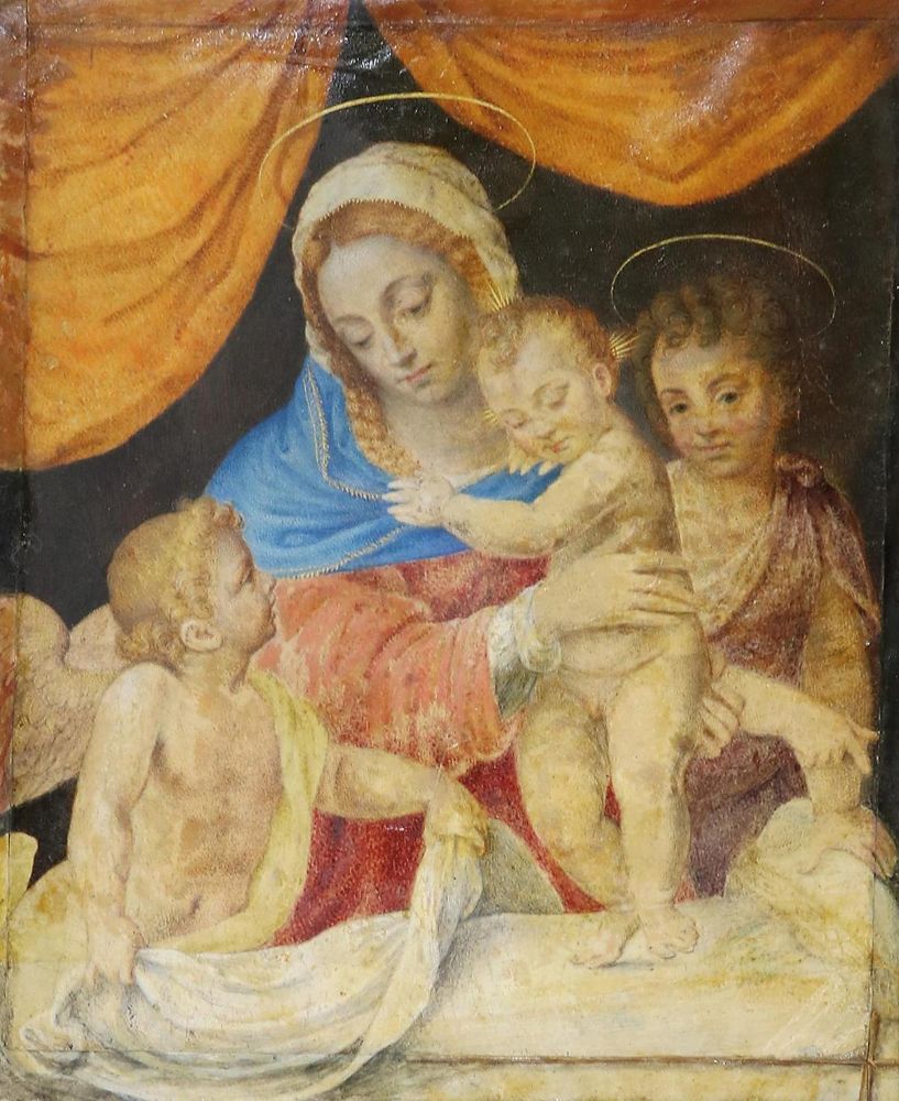 Große Abbildung Nr.1: 137-3766 Miniatur, lombardisch.: (Künstlergraphik)