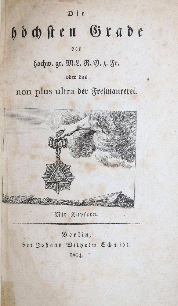 Große Abbildung Nr.1: 137-377 Höchsten Grade, Die.: (Freimaurerei)
