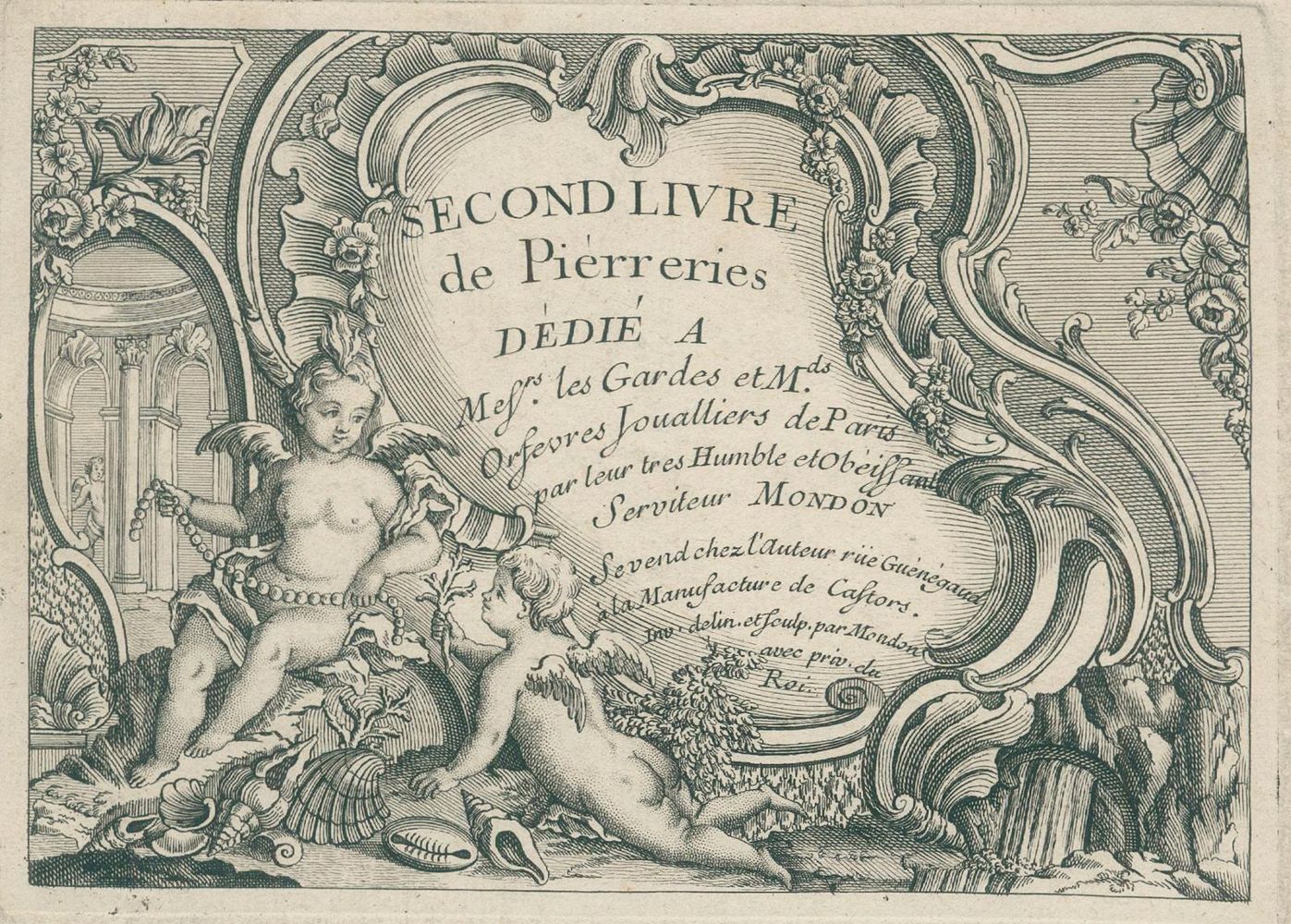Große Abbildung Nr.1: 137-3778 Mondon, François-Thomas: (Künstlergraphik)