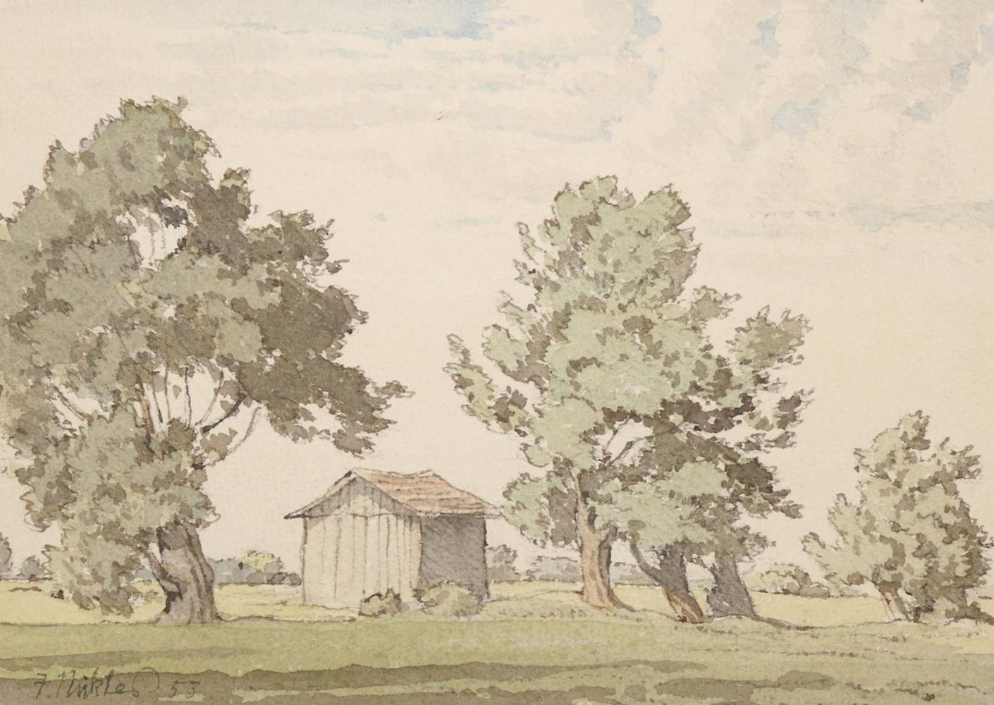 Große Abbildung Nr.2: 137-3804 Nicklas, Josef: (Künstlergraphik)