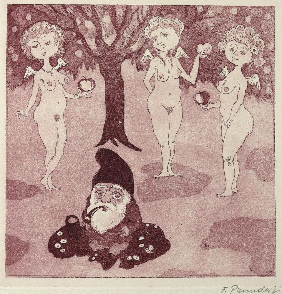 Große Abbildung Nr.3: 137-3818 Panndorf, Fritz: (Künstlergraphik)