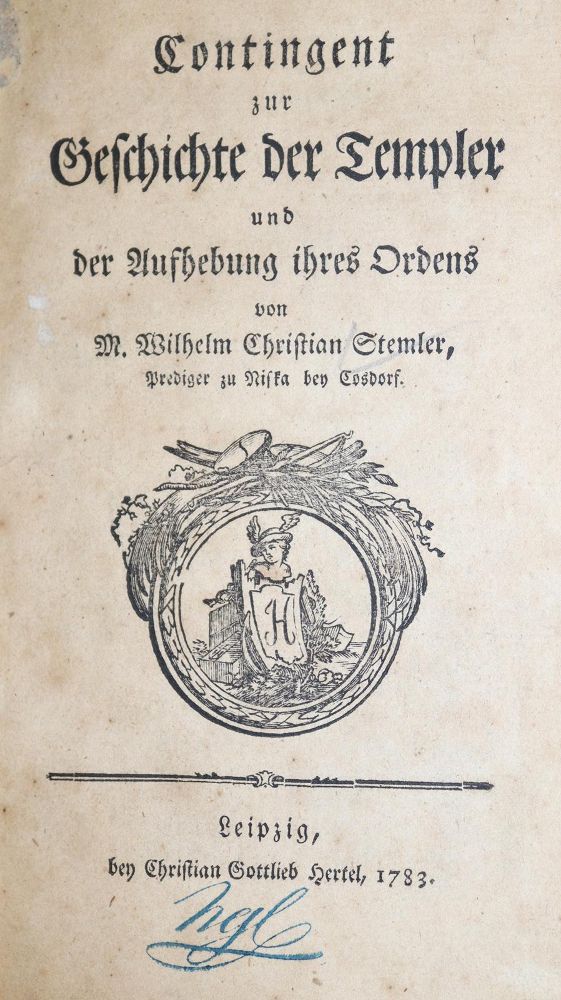 Große Abbildung Nr.1: 137-382 Stemler,W.C.: (Freimaurerei, Templer)