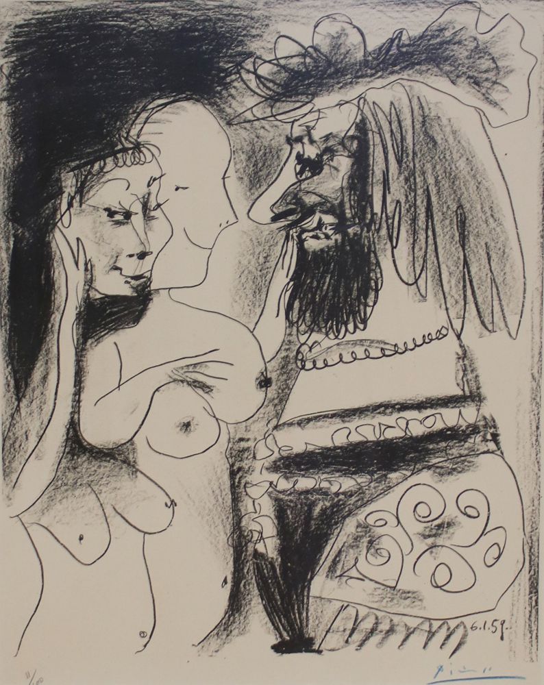 Große Abbildung Nr.1: 137-3839 Picasso, Pablo: (Künstlergraphik)