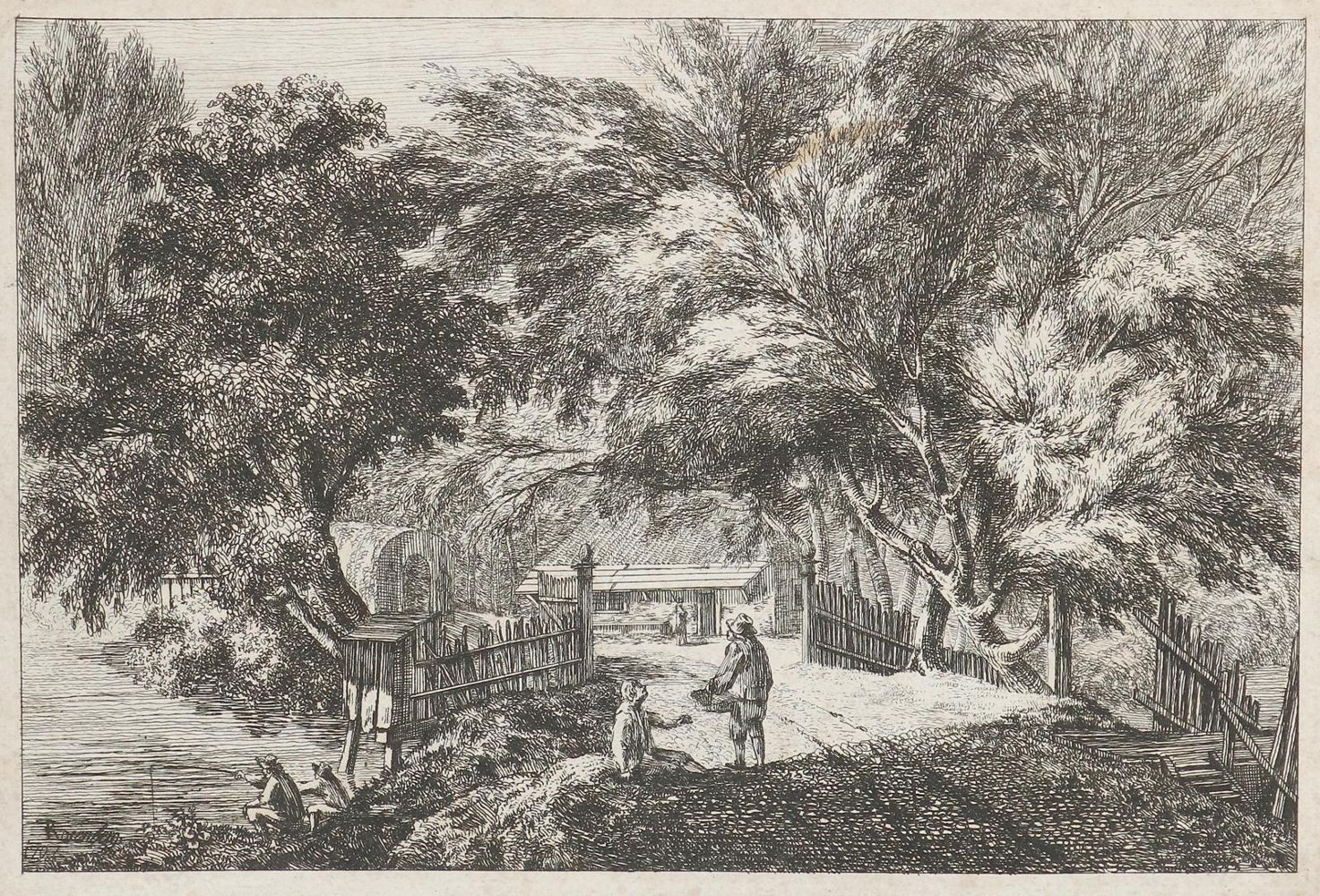 Große Abbildung Nr.1: 137-3912 Rosenberg, Johann Carl Wilhelm: (Künstlergraphik)