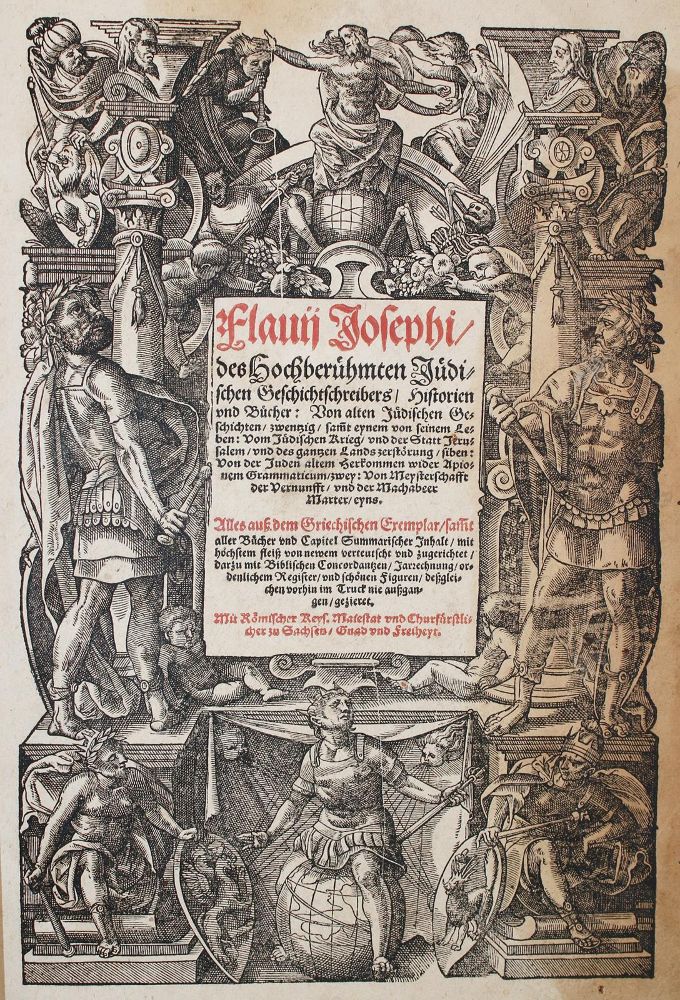 Große Abbildung Nr.1: 137-398 Flavius Josephus.: (Judaica)