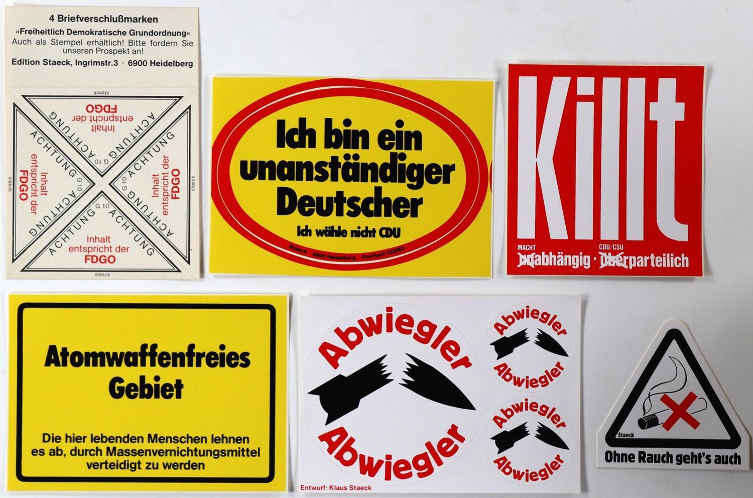 Große Abbildung Nr.3: 137-4018 Staeck,K.: (Künstlergraphik)