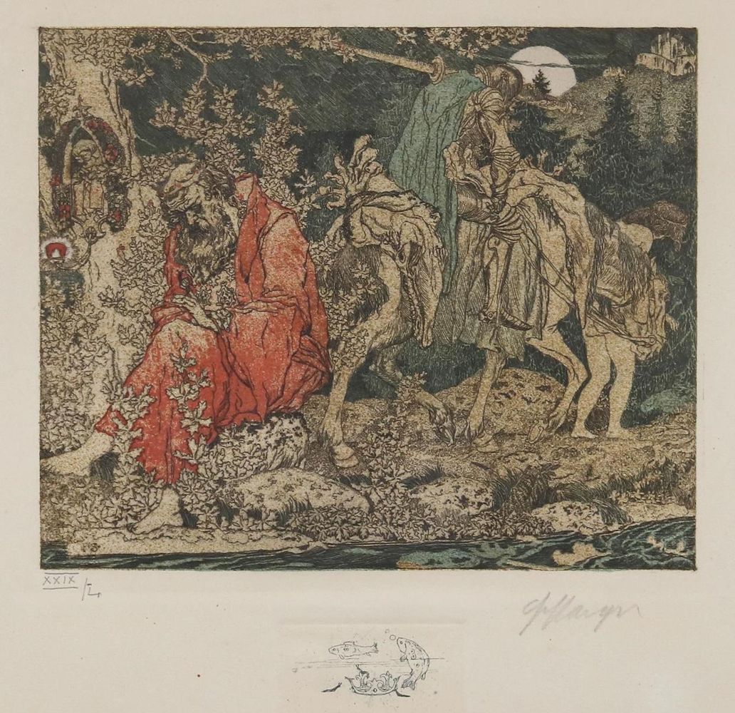 Große Abbildung Nr.1: 137-4019 Staeger, Ferdinand: (Künstlergraphik)