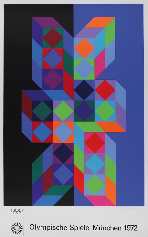 Große Abbildung Nr.1: 137-4076 Vasarely, Victor: (Künstlergraphik)