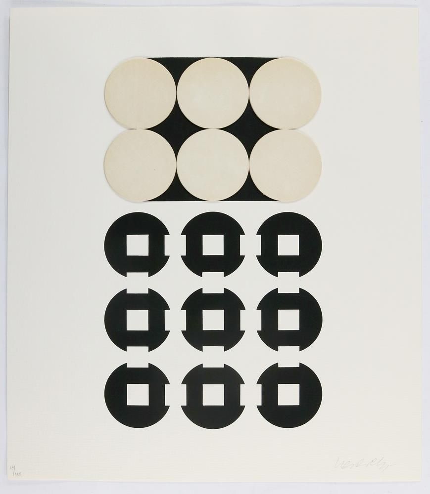 Große Abbildung Nr.1: 137-4098 Vasarely, Victor von: (Künstlergraphik)