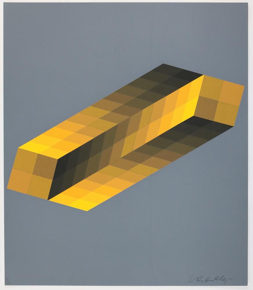 Große Abbildung Nr.1: 137-4100 Vasarely, Victor von: (Künstlergraphik)