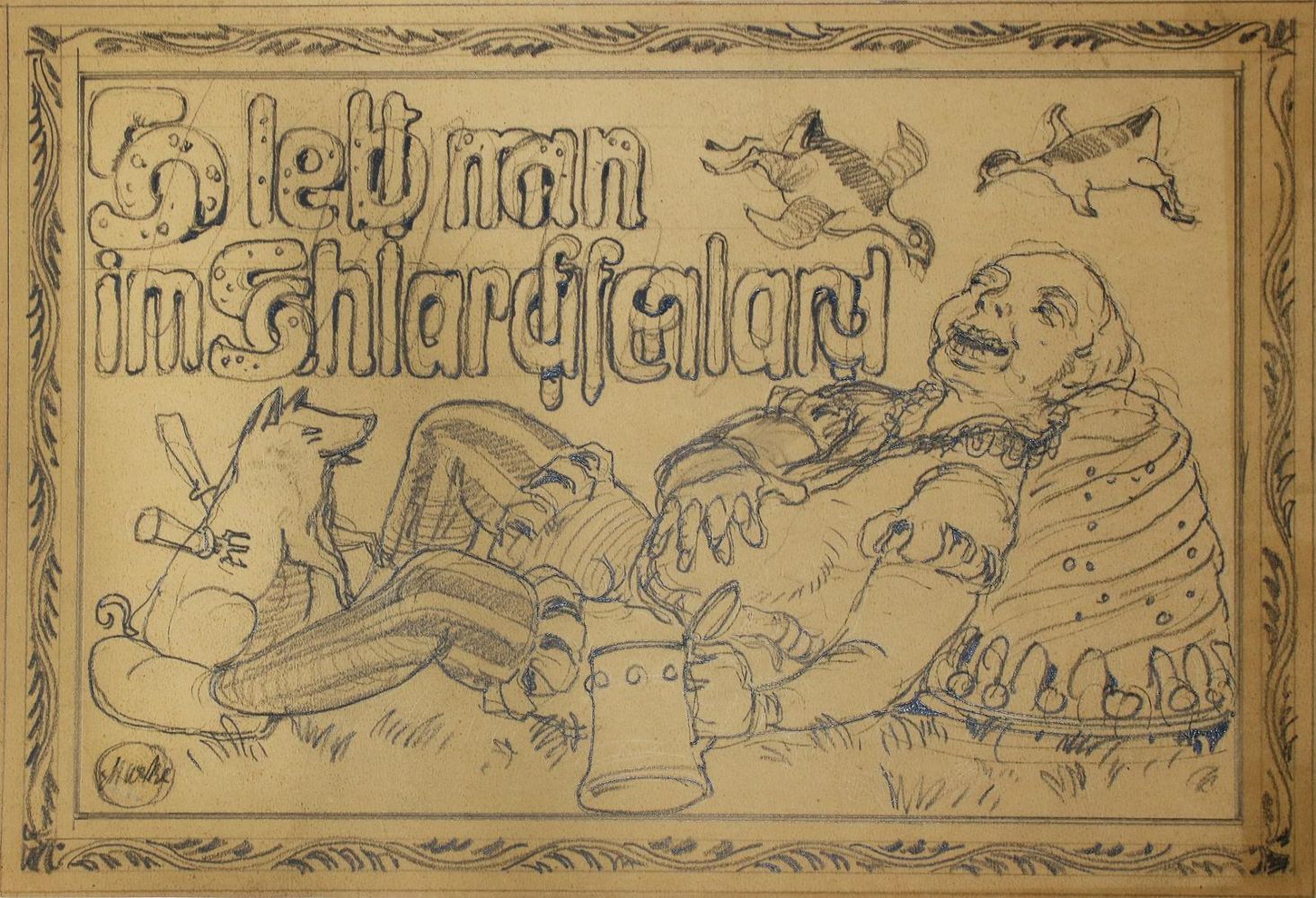 Große Abbildung Nr.2: 137-4132 Wehrmann, Ernst,: (Künstlergraphik)
