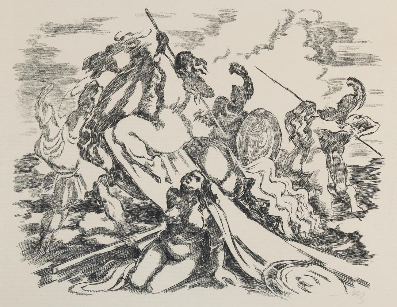 Große Abbildung Nr.1: 137-4160 Ziegler, Richard: (Künstlergraphik)