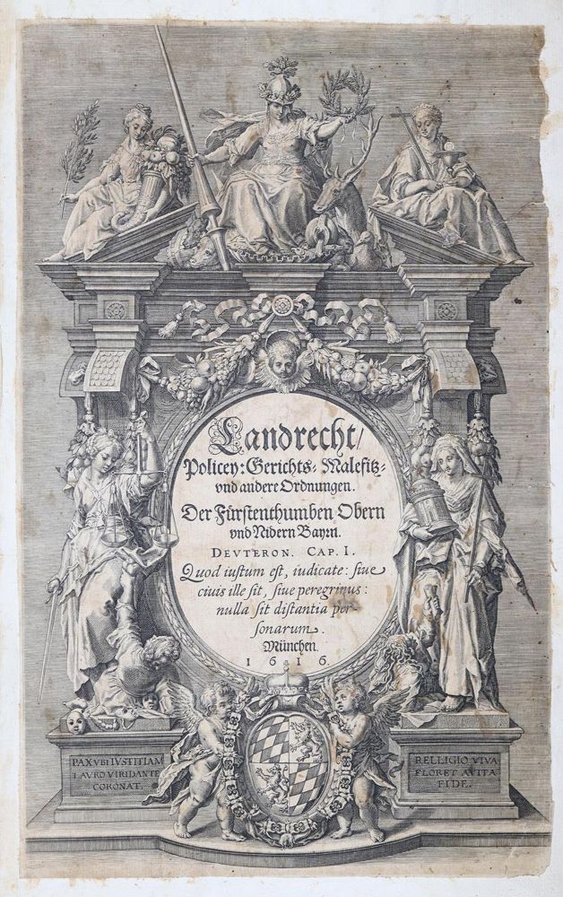 Große Abbildung Nr.1: 137-422 Landrecht,: (Juridica und Kriminologie)